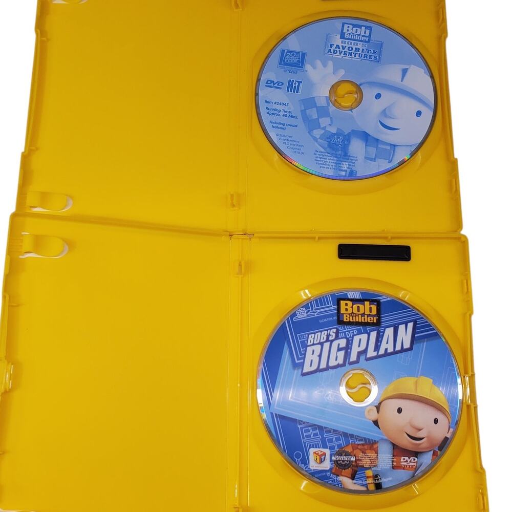 Bob the Builder Bobs Big Plans Bobs Favorite Adventures DVD Lot 2